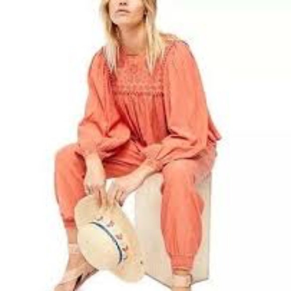 Free People Valencia Top and Pant Two-Piece Set